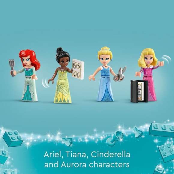 LEGO Disney Princess Market Adventures 817 pcs Sealed 6+ NEW Ariel Cinderella + - Picture 14 of 15
